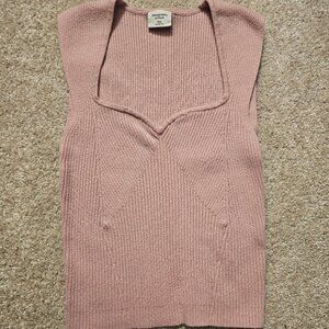 Abercrombie and Fitch Sweetheart Sweater Tank